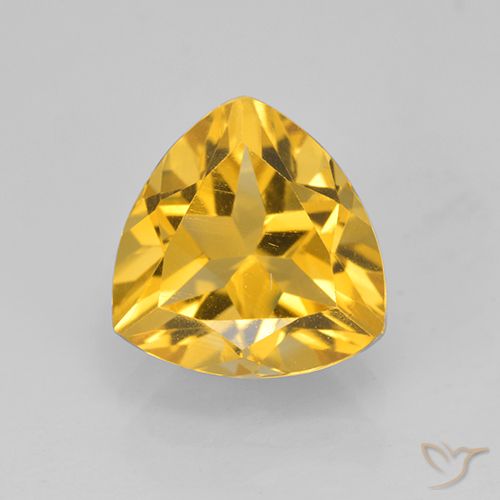 2.36ct Натуральный Яркое золото Цитрин, Триллион, Чистота VVS