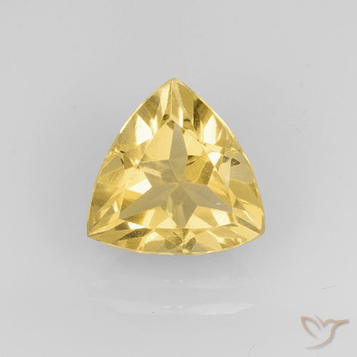 1.86ct Натуральный Золотой Цитрин, Триллион, Чистота VS