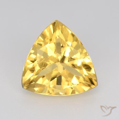 2.21ct Натуральный Среднее золото Цитрин, Триллион, VVS-VS