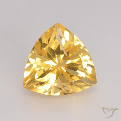 2.26ct Натуральный Среднее золото Цитрин, Триллион, Чистота VS