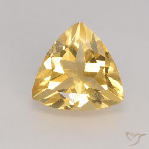 2.31ct Натуральный Среднее золото Цитрин, Триллион, Чистота VS
