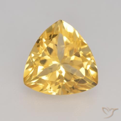 2.29ct Натуральный Яркое золото Цитрин, Триллион, VVS-VS