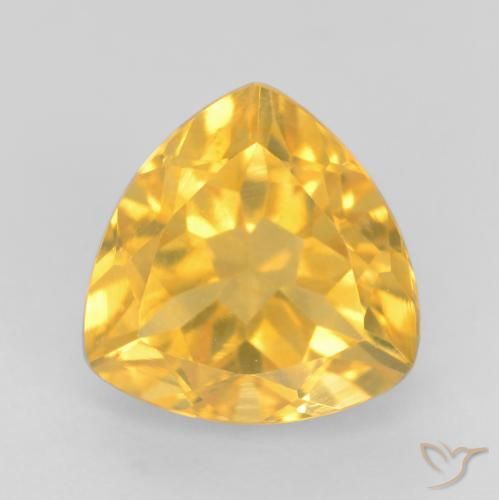 1.79ct Натуральный Яркое золото Цитрин, Триллион, VVS-VS