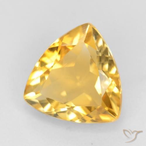 1.54 карата, натуральный Top Gold Цитрин, Триллион, VVS-VS