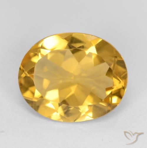 2.79ct Натуральный Глубокое золото Цитрин, Овал, VVS-VS