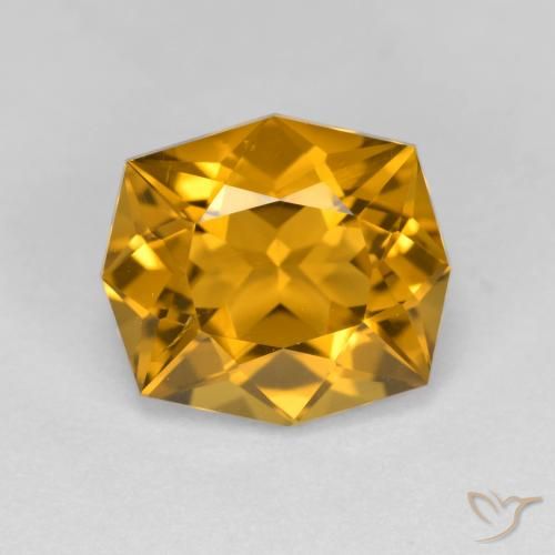 3.34ct Натуральный Золотой Цитрин, причудливая, Чистота VS