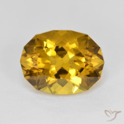 4.35ct Натуральный Коричневато-золотой Цитрин, причудливая, Чистота VS