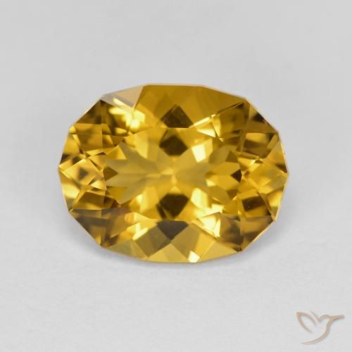 4.10ct Натуральный Коричневато-золотой Цитрин, причудливая, Чистота VVS