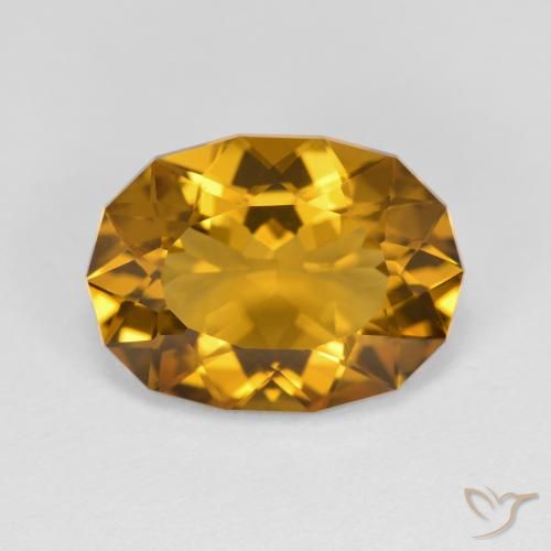 4.26ct Натуральный Золотой Цитрин, причудливая, Чистота VVS