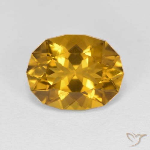 4.14ct Натуральный Золотисто-Апельсиновый Цитрин, причудливая, VVS-VS