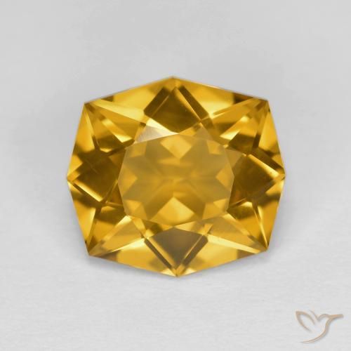 3.11ct Натуральный Коричневато-золотой Цитрин, причудливая, Чистота VVS