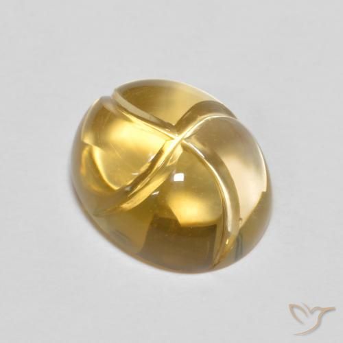 2.76ct Натуральный Золотой Цитрин, Овал, Прозрачный