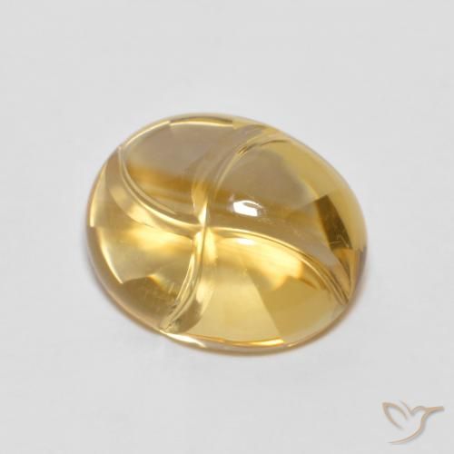 2.33ct Натуральный Золотой Цитрин, Овал, Прозрачный