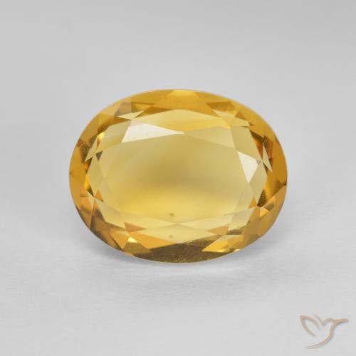 2.67ct Натуральный Яркое золото Цитрин, Овал, VVS-VS