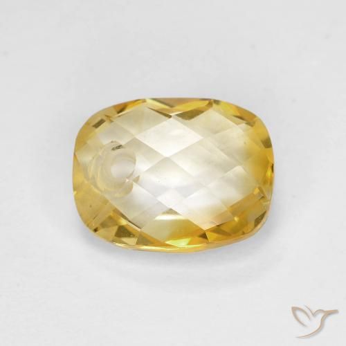 1.93ct Натуральный Золотой Цитрин, Подушка, VVS-VS
