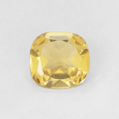 0.37ct Натуральный Тосканский желтый Цитрин, Подушка, Чистота VVS