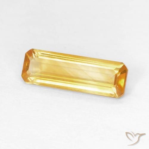 1.14 карата, натуральный Medium Dark-Golden Цитрин, Октагон / Изумрудная Огранка, VVS-VS