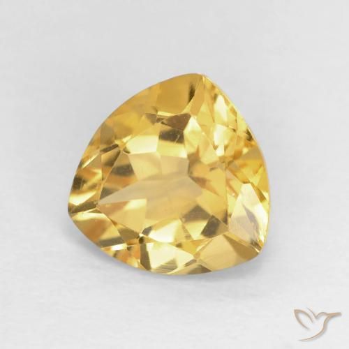 1.58 карата, натуральный Top Gold Цитрин, Триллион, VVS-VS