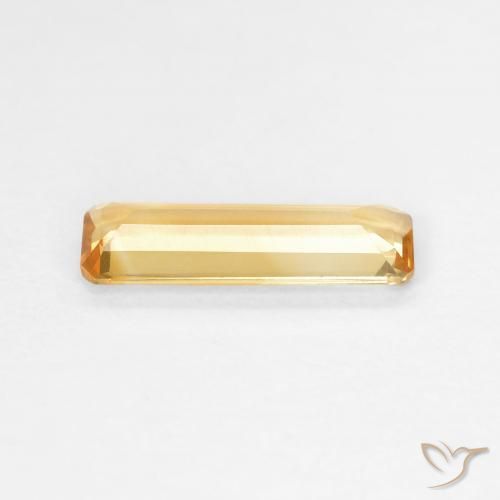 1.03 карата, натуральный Top Gold Цитрин, Октагон / Изумрудная Огранка, VVS-VS