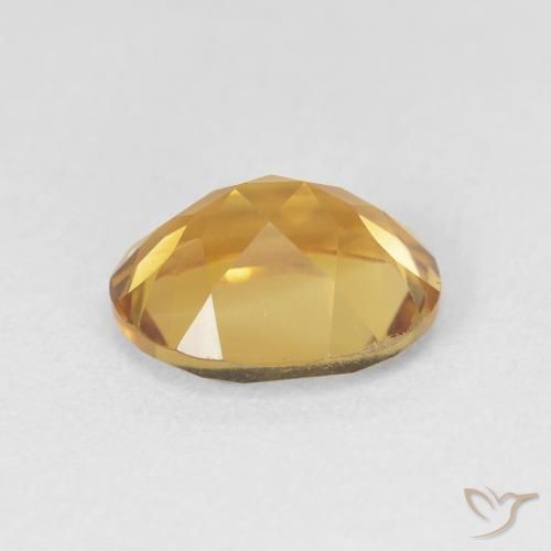 3.20 карата, натуральный Medium Dark-Golden Цитрин, Овал, VVS-VS