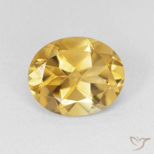 3.25ct Натуральный Глубокое золото Цитрин, Овал, VVS-VS