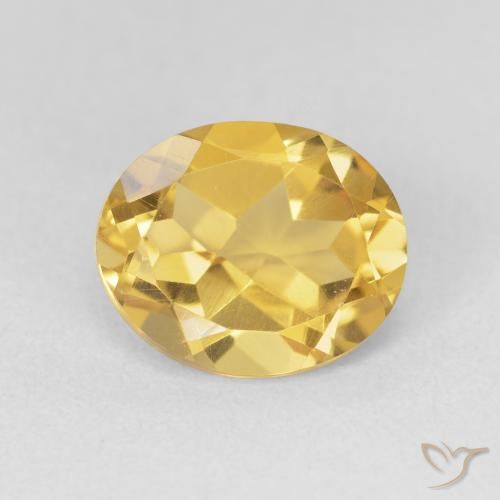 3.52ct Натуральный Глубокое золото Цитрин, Овал, VVS-VS