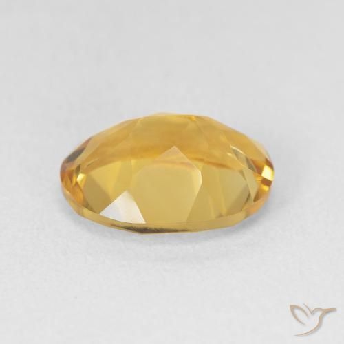 3.23 карата, натуральный Medium Light-Golden Цитрин, Овал, VVS-VS