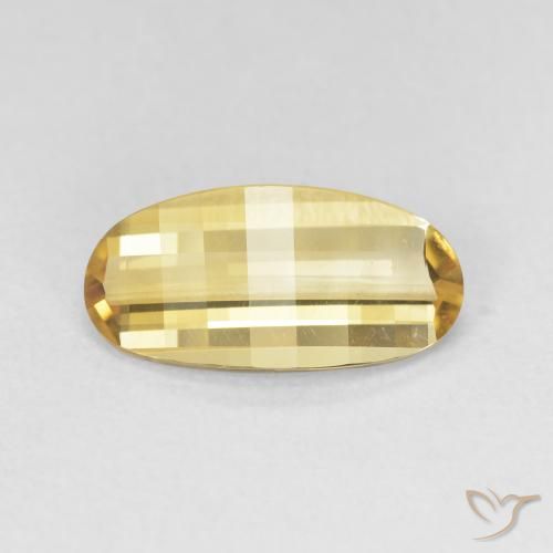2.40ct Натуральный Золотой Цитрин, Овал, Чистота VVS