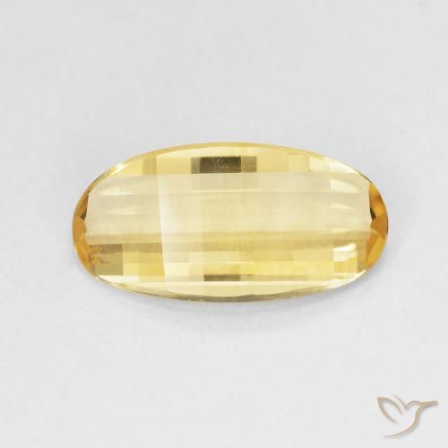2.31ct Натуральный Золотой Цитрин, Овал, VVS-VS