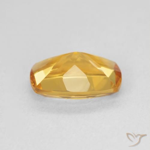 2.53 карата, натуральный Medium Light-Golden Цитрин, Подушка, Чистота VVS