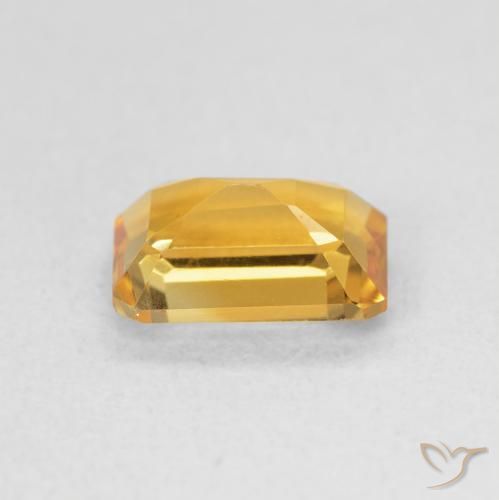 1.32 карата, натуральный Medium Light-Golden Цитрин, Октагон / Изумрудная Огранка, Чистота VS