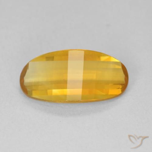 2.48ct Натуральный Medium Light Orange-Gold Цитрин, Овал, Чистота VVS