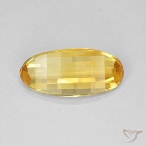 1.94ct Натуральный Золотисто-оранжевый Цитрин, Овал, Чистота VVS