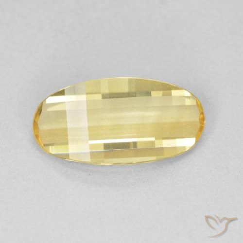 2.45ct Натуральный Тосканский желтый Цитрин, Овал, Чистота VVS