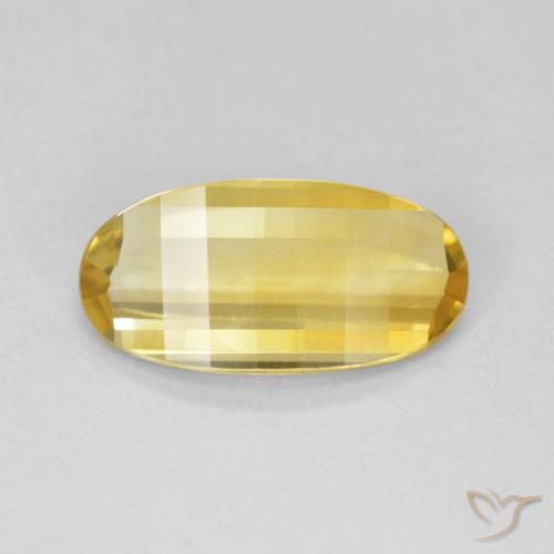 2.33ct Натуральный Золотисто-оранжевый Цитрин, Овал, Чистота VVS