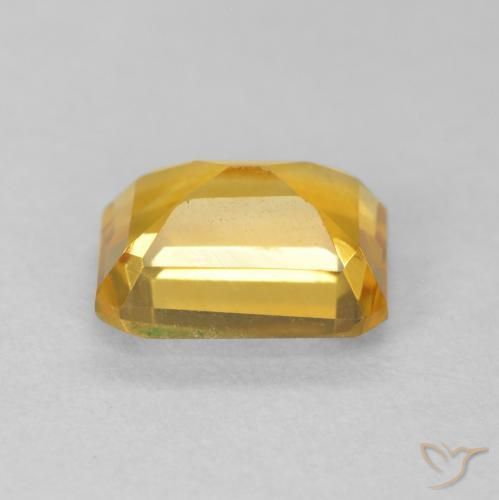 1.62 карата, натуральный Medium Light Orange-Gold Цитрин, Октагон / Изумрудная Огранка, VVS-VS