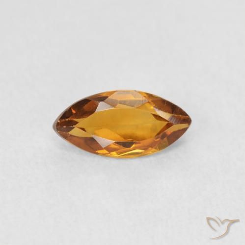 0.46ct Натуральный Средний апельсин Цитрин, Маркиза, Чистота VS
