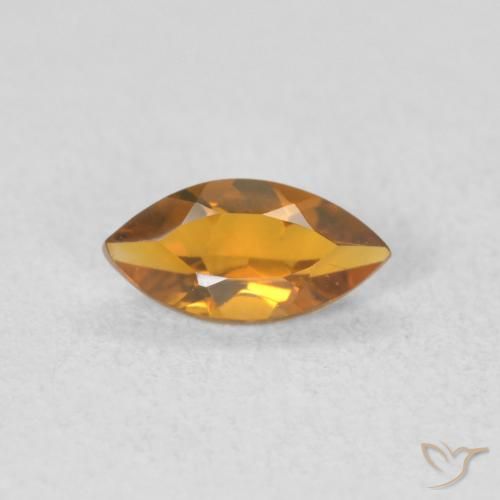 0.49ct Натуральный Medium Light-Golden Цитрин, Маркиза, VVS-VS