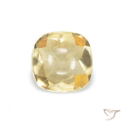 0.57ct Натуральный Золотой Цитрин, Подушка, Прозрачный