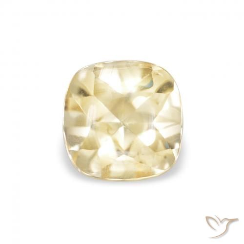 0.66ct Натуральный Золотой Цитрин, Подушка, Прозрачный