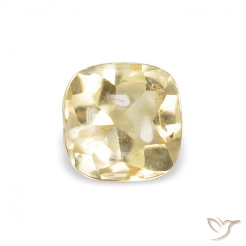0.60ct Натуральный Золотой Цитрин, Подушка, Прозрачный