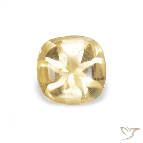 0.51ct Натуральный Золотой Цитрин, Подушка, Прозрачный