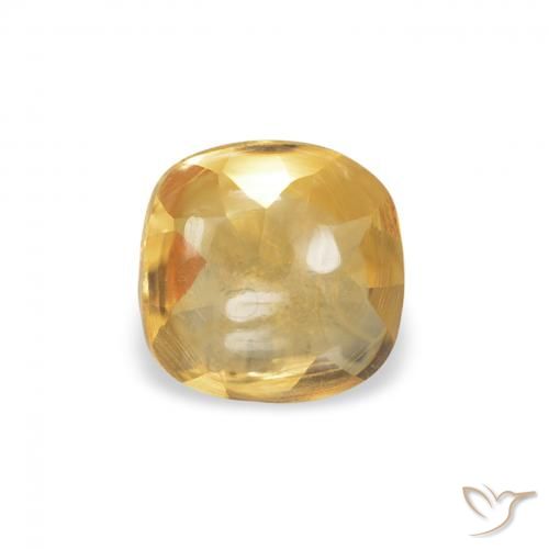 0.45ct Натуральный Среднее золото Цитрин, Подушка, Прозрачный