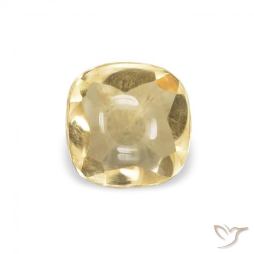 0.56ct Натуральный Золотой Цитрин, Подушка, Прозрачный