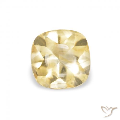 0.65ct Натуральный Золотой Цитрин, Подушка, Прозрачный
