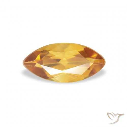 0.43ct Натуральный Medium Light-Golden Цитрин, Маркиза, Чистота VS