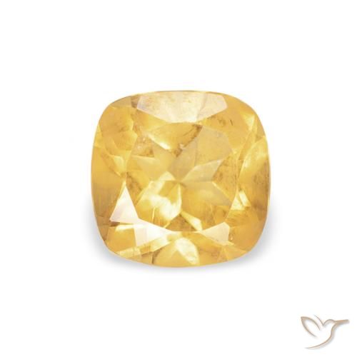 0.48ct Натуральный Золотой Цитрин, Подушка, Чистота VVS