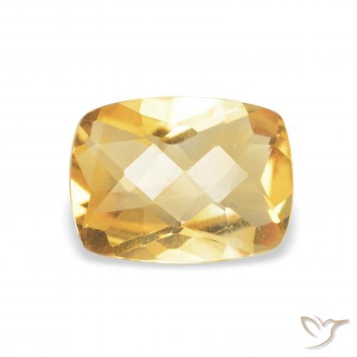 1.20ct Натуральный Золотой Цитрин, Подушка, Чистота VVS