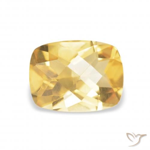 1.19ct Натуральный Золотой Цитрин, Подушка, Чистота VVS
