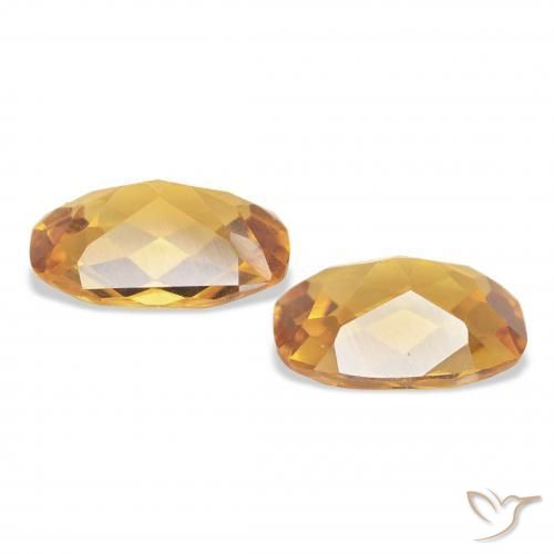 2.00 карата, натуральный Medium Light-Golden Цитрин, Подушка, VVS-VS